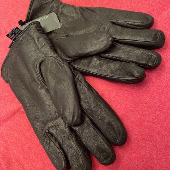 Perry Ellis PORTFOLIO Leather Gloves – VTG NWT  S M - Picture 2 of 10